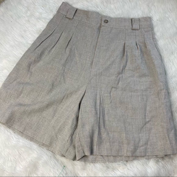 Vintage Pants - 90’s Vintage High Waisted Plaid Shorts Size